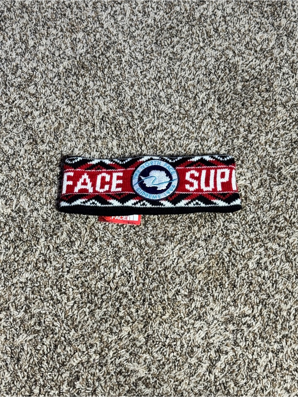 The North Face Red Knit Headband
